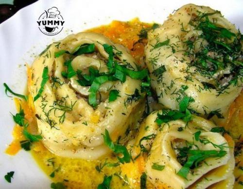 Мясные рулетики.  Ингредиенты: