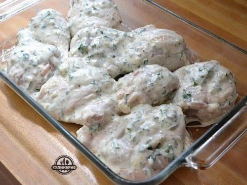 Курица в маринаде по-гречески. 04