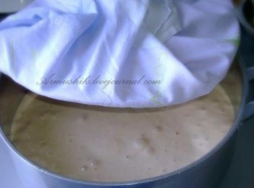 Высокий, нежный бисквит для торта (без духовки). 05