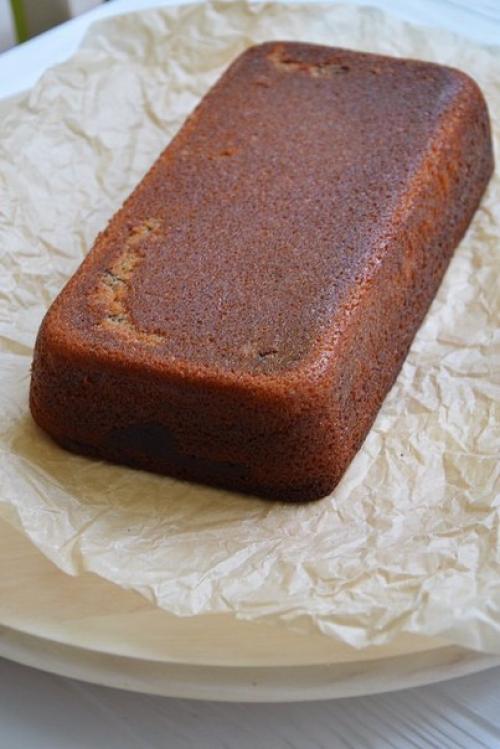 Ванильный кекс с влажной шоколадной начинкой. 08