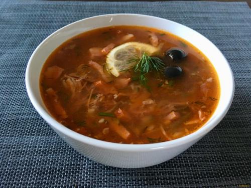 Очень вкусная солянка. 03