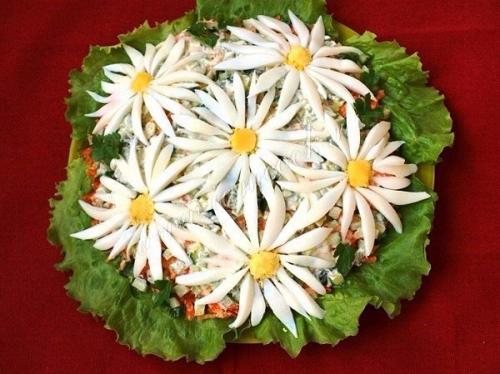 Салат Ромашковое Поле. 07