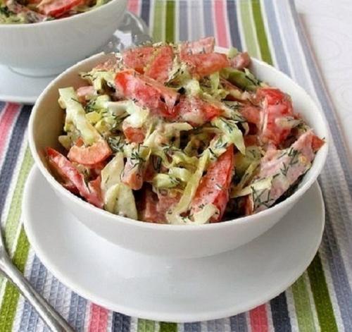 Moй любимый caлатик - ничего варить не надо.