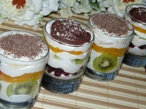 Десерт творожный - просто пальчики оближешь.