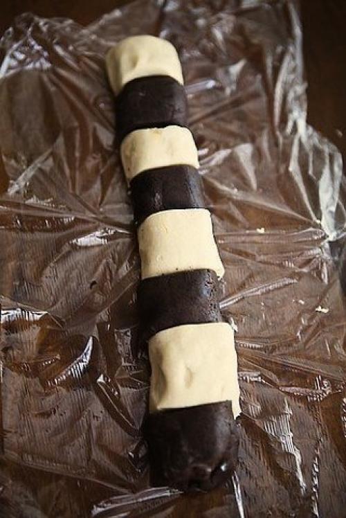 Мраморное печенье.   Это печень делается не просто, а очень просто. 02