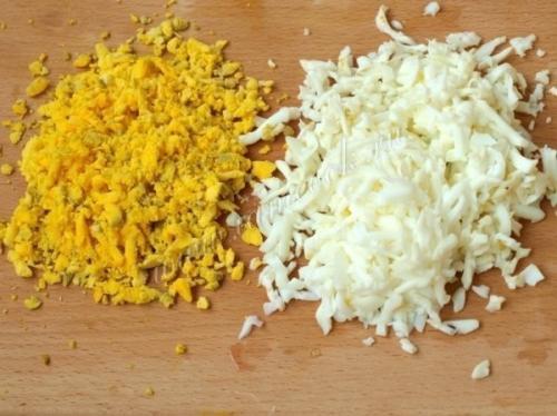 Салат Снегирь.   Ингредиенты: 02