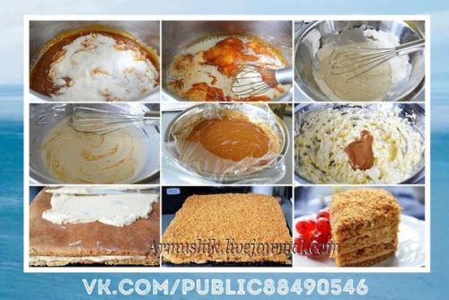 Сногсшибательный рецепт.  Медовик. 01