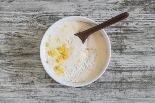 Лимонные пирожные с сырной глазурью. 02