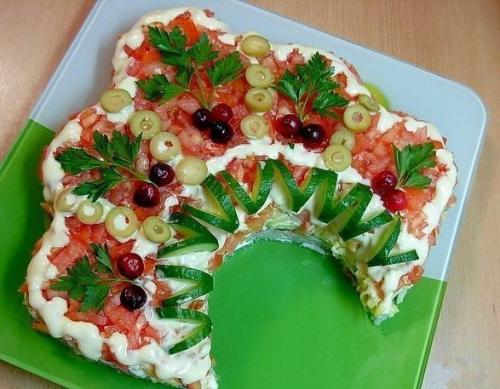 Рецепт салата русская красавица?