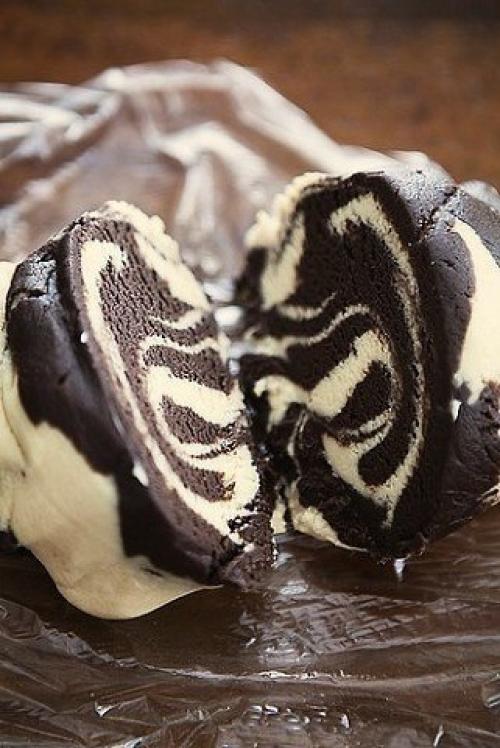 Мраморное печенье.   Это печень делается не просто, а очень просто. 05