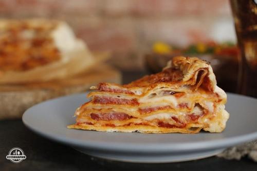 Пицца - кейк.  Ингредиенты для теста: 08