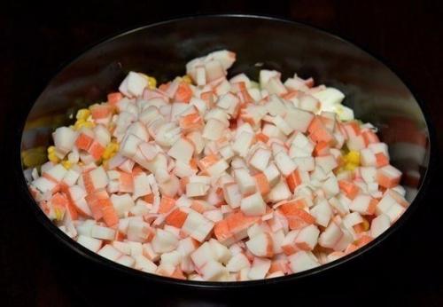 Пекинская капуста с крабовыми палочками. 05