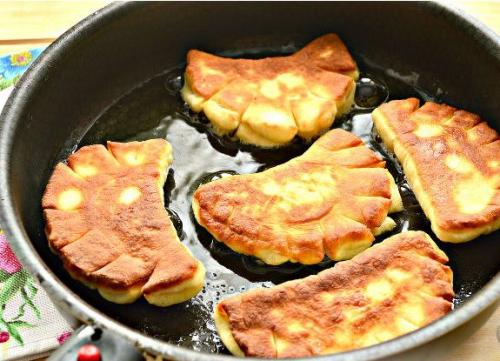 Сладкие булочки на сковороде. 05