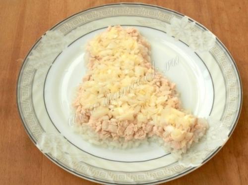 Салат Снегирь.   Ингредиенты: 05