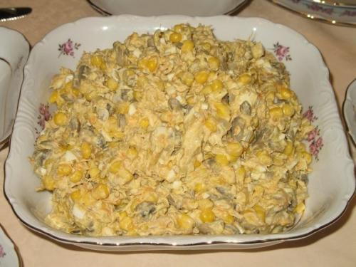 Салат Изысканный.  Рецепт: