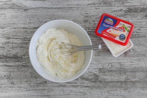 Лимонные пирожные с сырной глазурью. 04