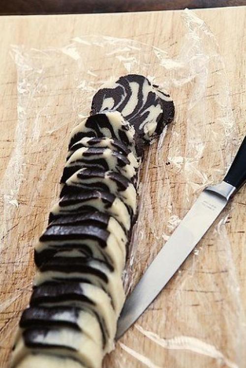 Мраморное печенье.   Это печень делается не просто, а очень просто. 07