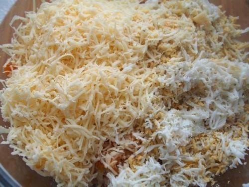 Салатные шарики А-ля Мимоза. 03