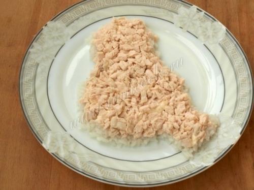 Салат Снегирь.   Ингредиенты: 04