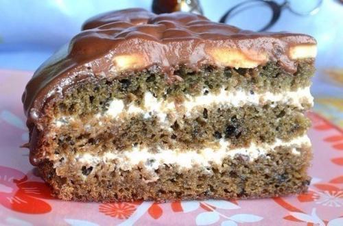 Нежный, вкусный, влажный торт.