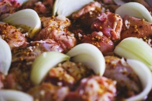 Запеченный цыпленок в маринаде с апельсинами. 03