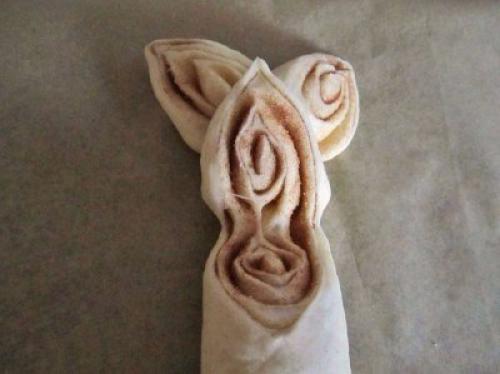 Рулет - плетёнка.  Ингредиенты: 04