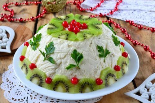 Топ - 10 закусок и салатов на новый 2018 год собаки! 06