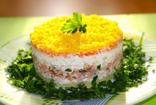 Любимые салаты к новогоднему столу: топ - 10 рецептов. 07