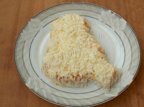 Салат Снегирь.   Ингредиенты: 06