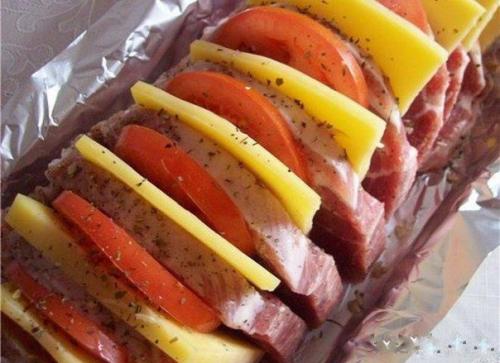 Свинина запеченная гармошкой. 01