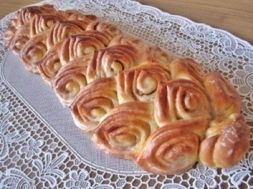 Рулет - плетёнка.  Ингредиенты: 08