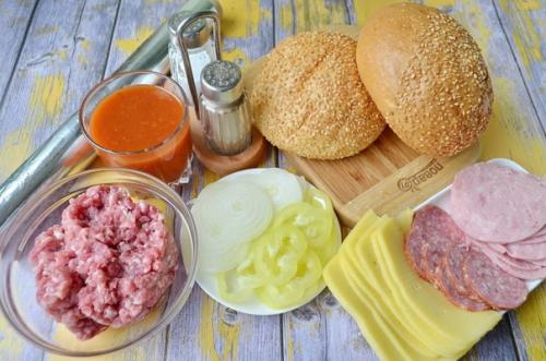 Субмарина в фольге.  Ингредиенты: 01