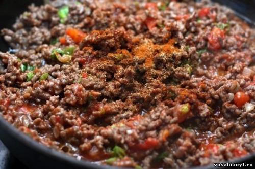 Тортилья с мясом. 04