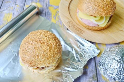 Субмарина в фольге.  Ингредиенты: 05