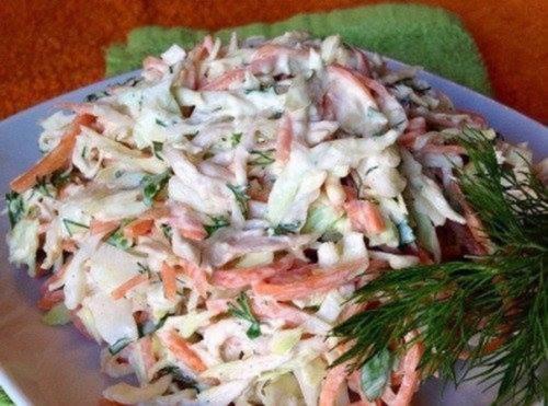 Салат корейская курица. 04