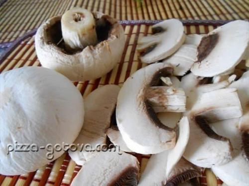 Паста с грибами и ветчиной. 03