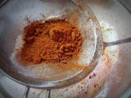 Шоколадные блины.  Ингредиенты: 02