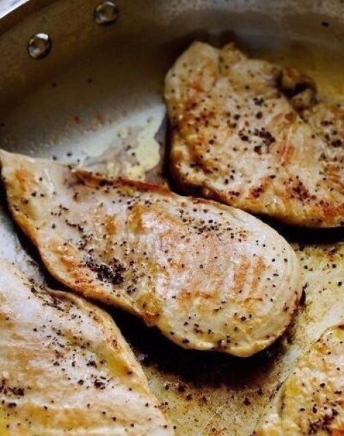 Вкуснейшая курица в лимонно - сливочном соусе. 03