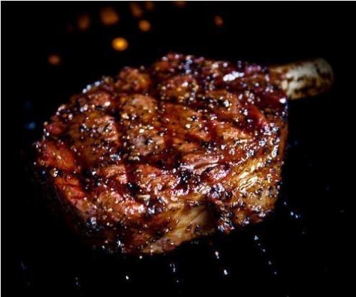 Стейк по - кобвойски в соусе терияки. 01