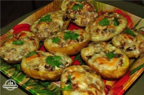 Топ - 6 рецептов фаршированной картошки.