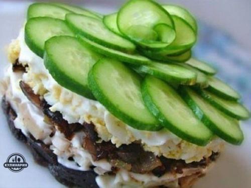 Салат Меркурий.  Ингредиенты: