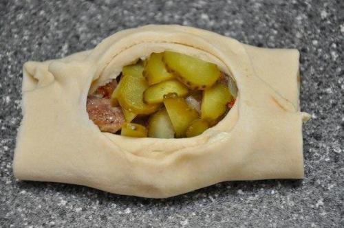 Лодочки из слоёного теста? 04