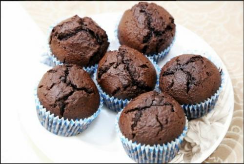 Шоколадные маффины.  Ингредиенты: 01