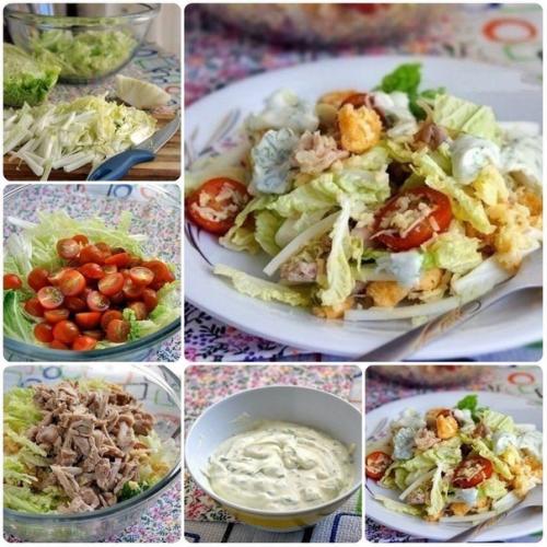 Любимый салат Цезарь по - русски. 02 Любимый салат Цезарь по - русски. 02