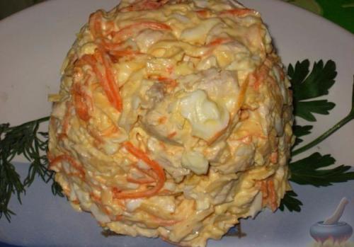 Топ - 5 быстрых салатов с курицей. 03