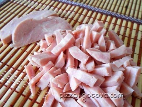 Паста с грибами и ветчиной. 04