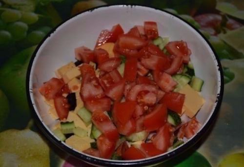 Салат с курицей, овощами и кунжутом. 08 Салат с курицей, овощами и кунжутом. 08