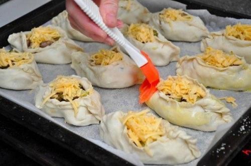 Лодочки из слоёного теста? 05