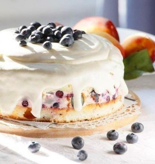 Творожный торт - суфле.