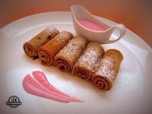 Шоколадные блины.  Ингредиенты: